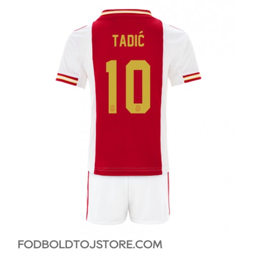 Ajax Dusan Tadic #10 Hjemmebanesæt Børn 2022-23 Kortærmet (+ Korte bukser)